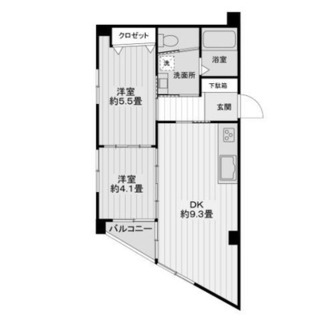 東京都荒川区西日暮里６丁目 賃貸マンション 2DK